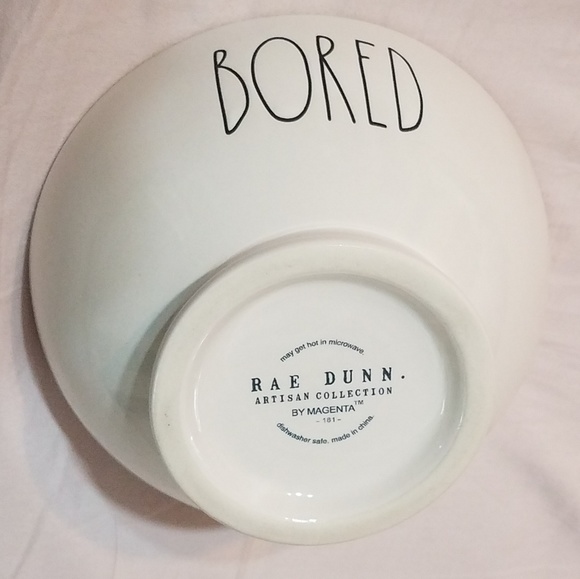 Rae Dunn Bored bowl - Picture 2 of 4